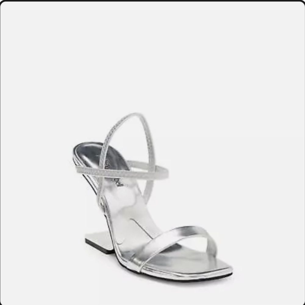 Jeffrey Campbell Silver Strappy Women's Heels